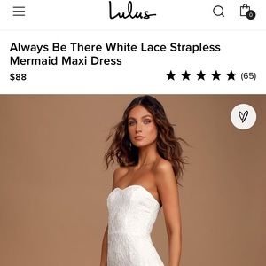 Lulu's super cute wedding dress